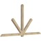 Ekena Millwork Kennewick Rough Sawn Timber Gable Bracket, Douglas Fir, 108"W x 58"H x 4"D x 4"F, 13/12 Pitch GBW108X58X0404KEN00RDF - alternate 3
